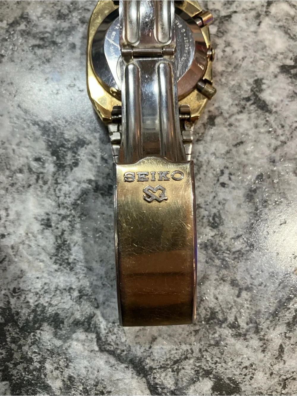 Vintage Seiko M354-5019 James Bond Memory Bank Watch Japan w/Box